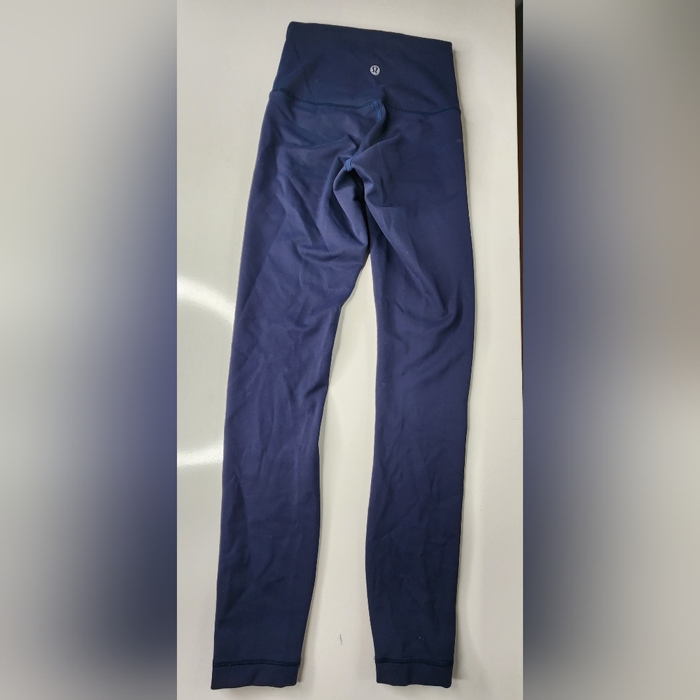 Blue size 0 Lululemon leggings